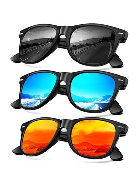 Sunglasses Men Polarized Unisex Sun Glasses for Driving UV Protection